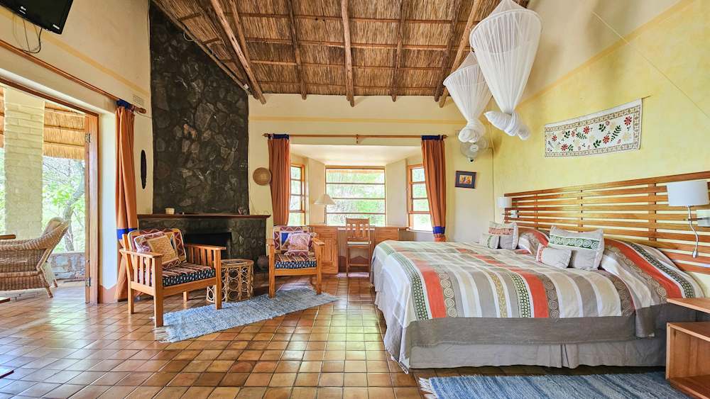 An inviting spacious bedroom