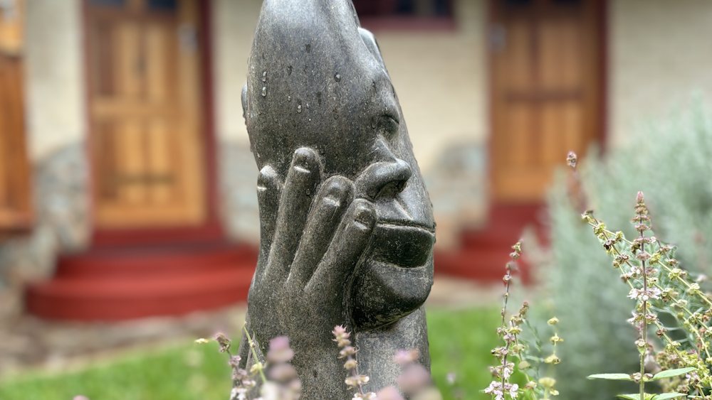 Some peace of art: Head and hand