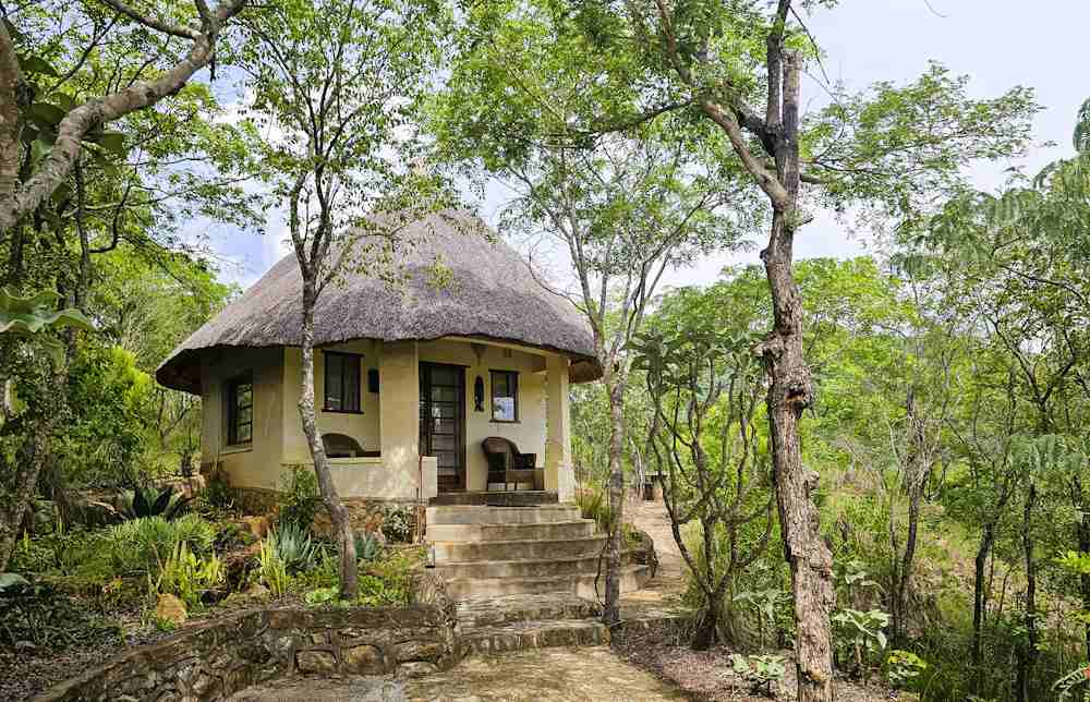 The exterior of Msasa Chalet