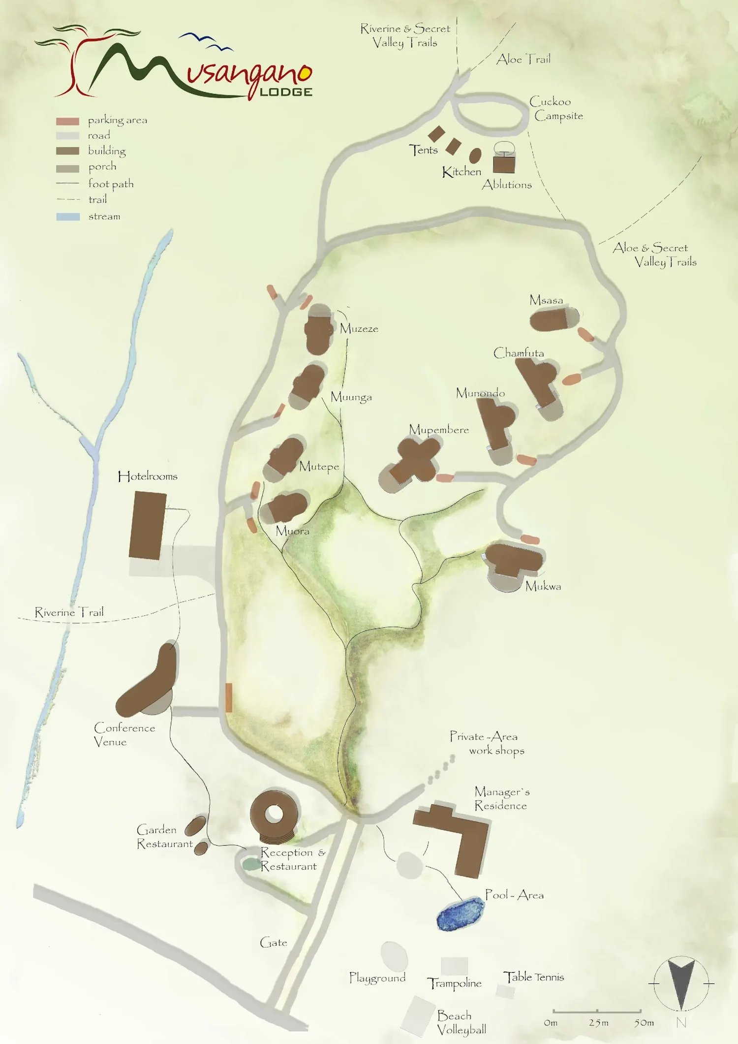 Musangano Lodge Map of property